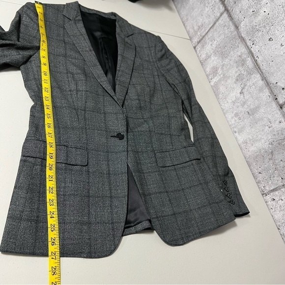 dolce & Gabbana Luxury Plaid Windowpance Check Wool / Silk Blazer Women - Picture 15 of 16